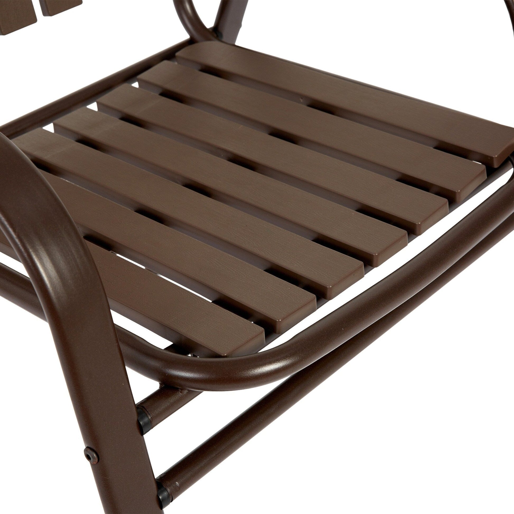 Ensemble de salle à manger d'extérieur 5 pièces avec chaises en plastique et table en acier