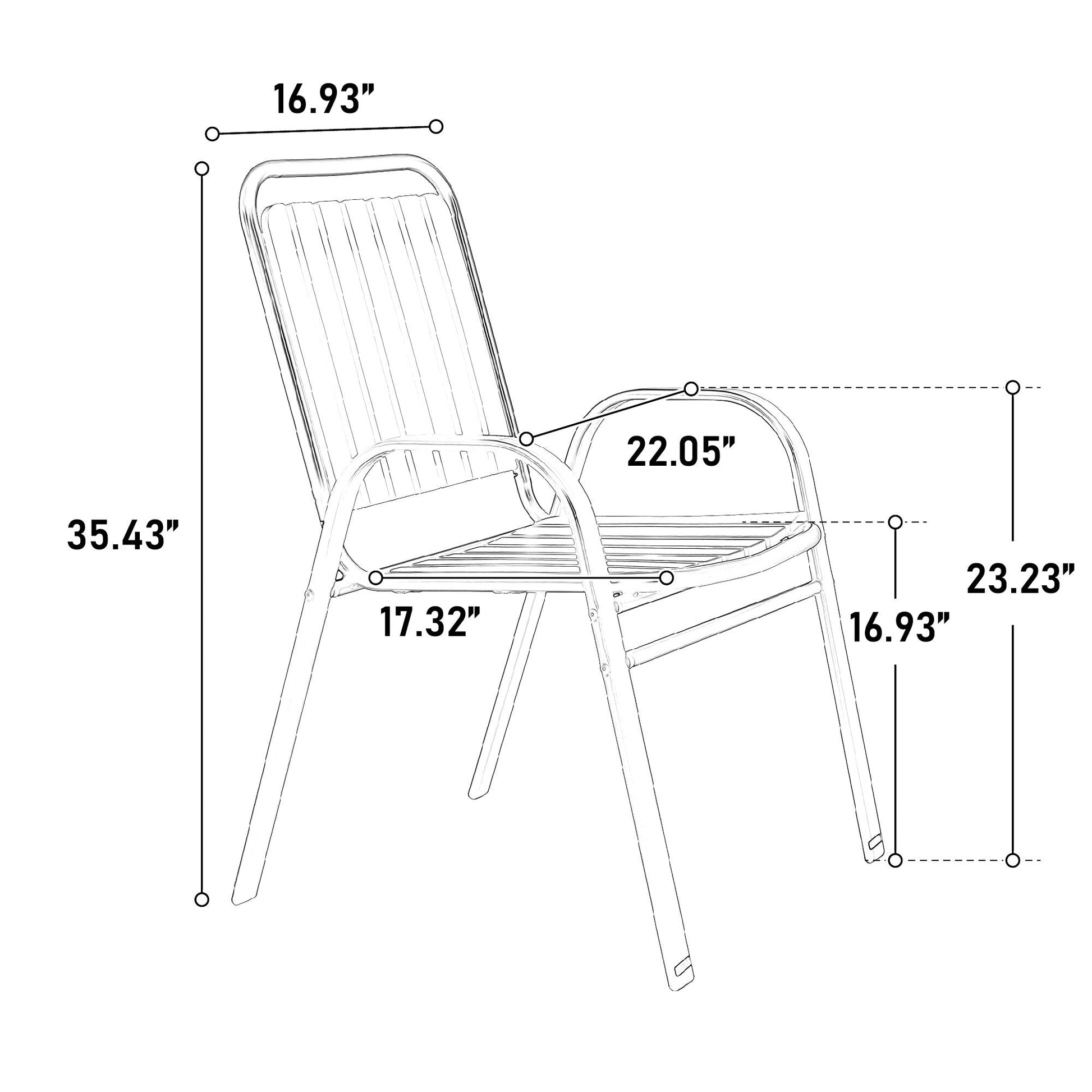 Ensemble de salle à manger de patio en osier 7 pièces avec chaises pivotantes rembourrées