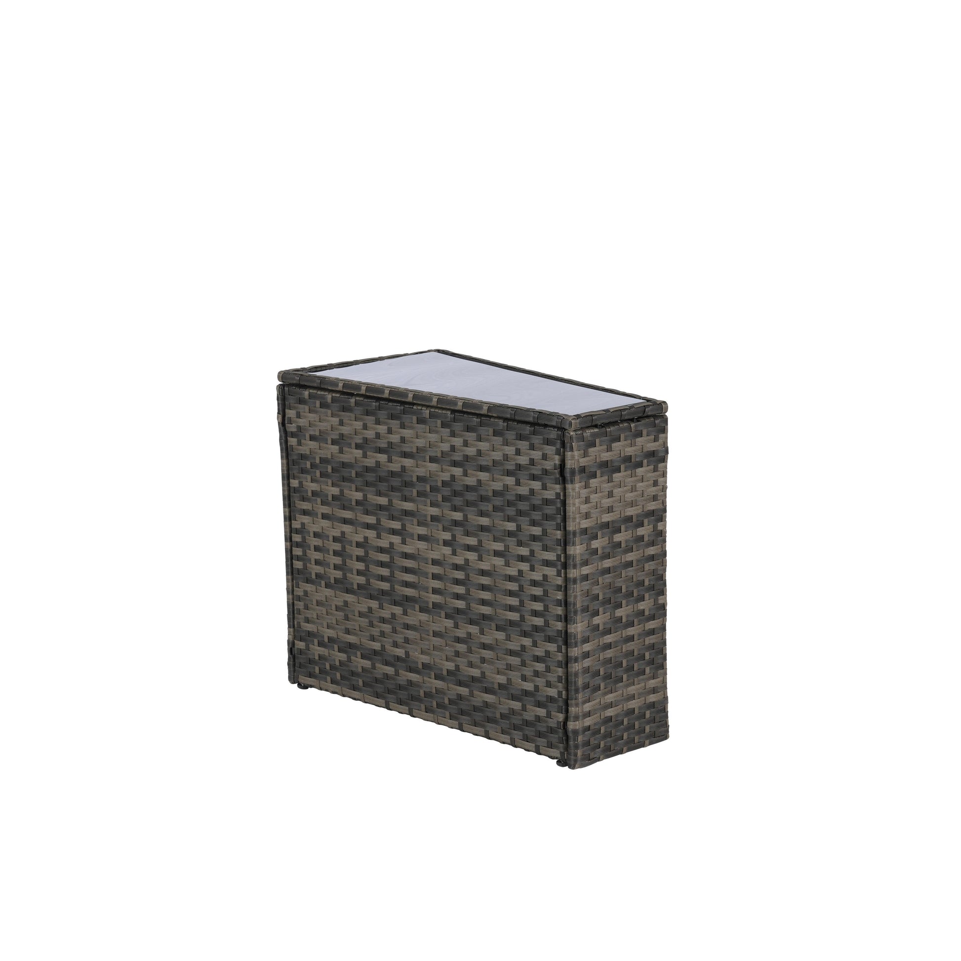 Ensemble de meubles de patio ronds sectionnels demi-lune 8 pièces