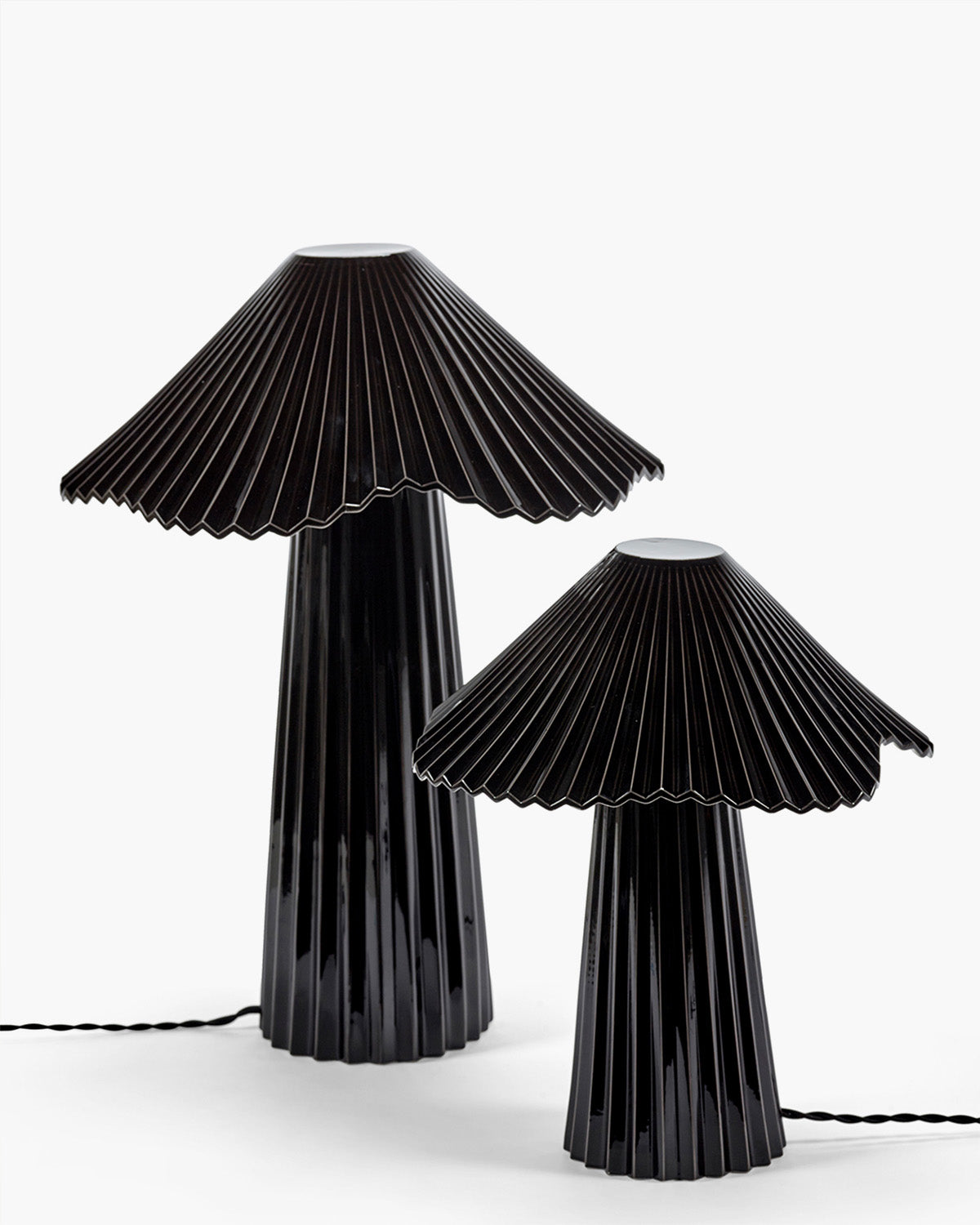 Lampe de table S noir-blanc Uala