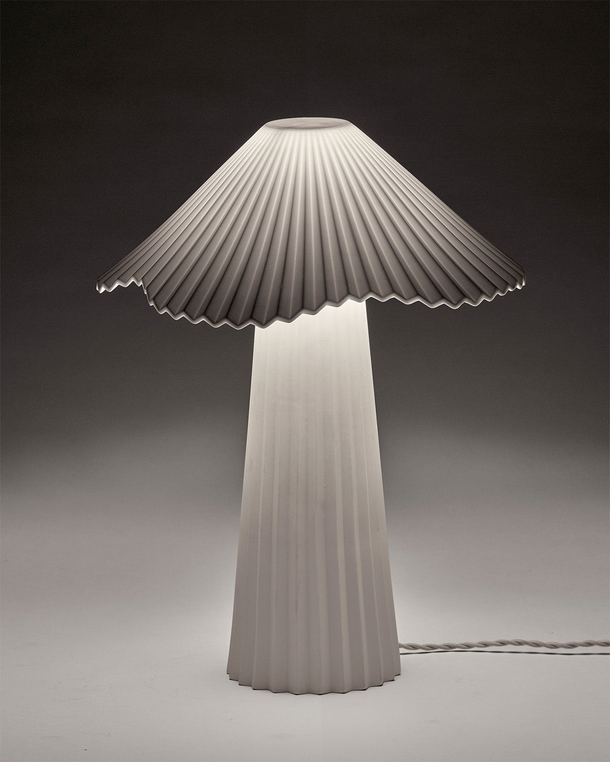 Lampe de table L blanche Uala