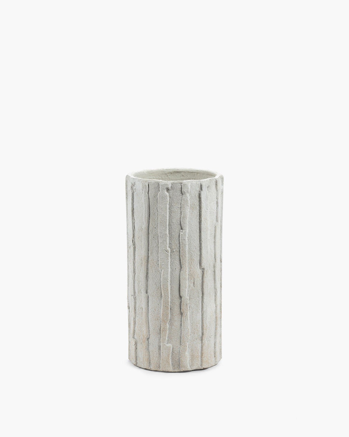 Jardinière 03 L blanc cassé Rift
