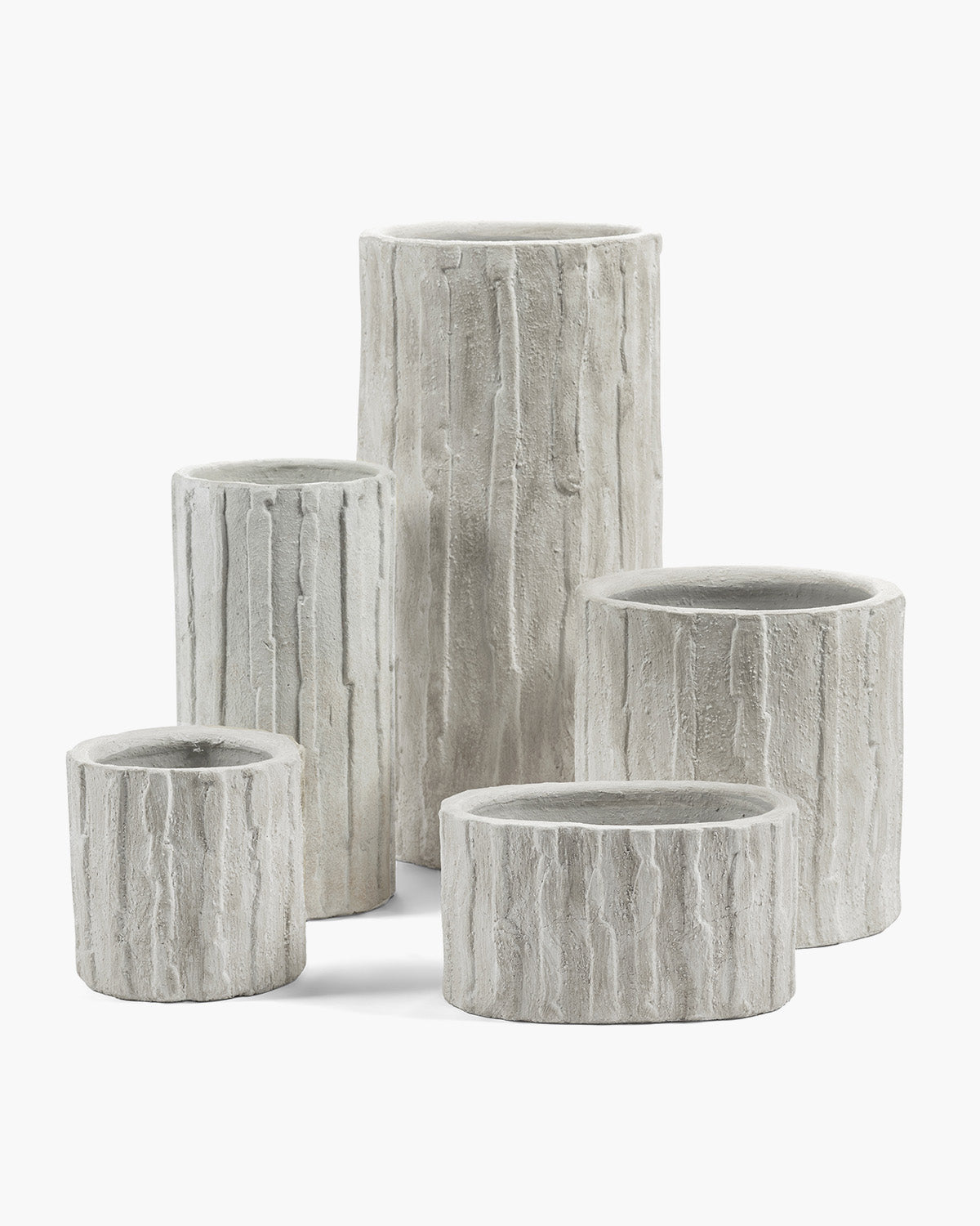Jardinière 03 XL blanc cassé Rift