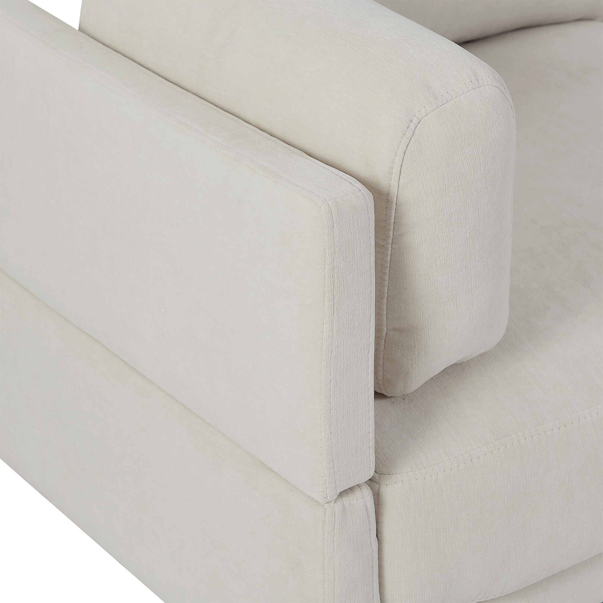 Canapé sectionnel en L en polyester 102,4 avec repose-pieds réversible, coussins épais et pieds en plastique résistants 29