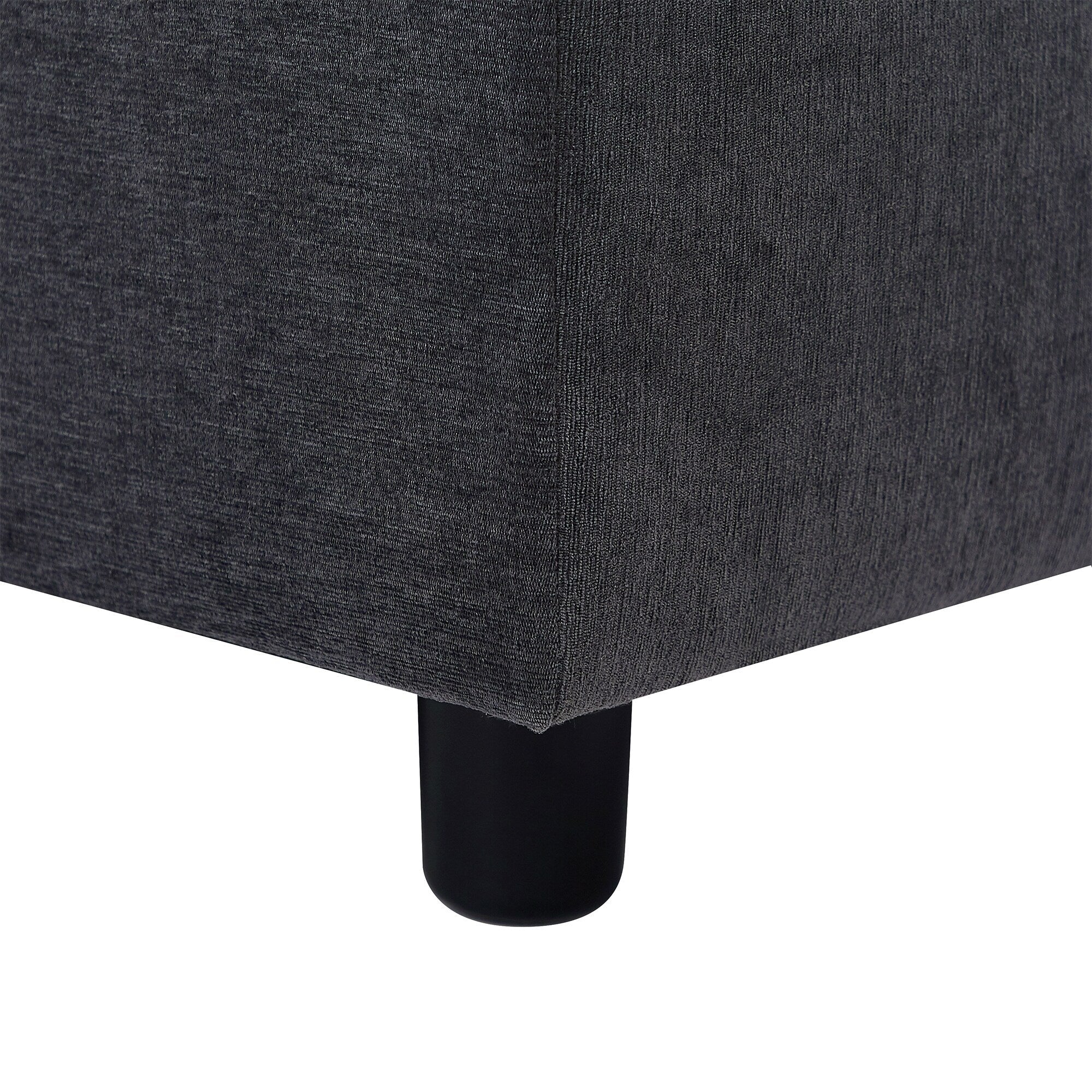 Canapé en L en polyester de 102,4 pouces avec repose-pieds réversible 12