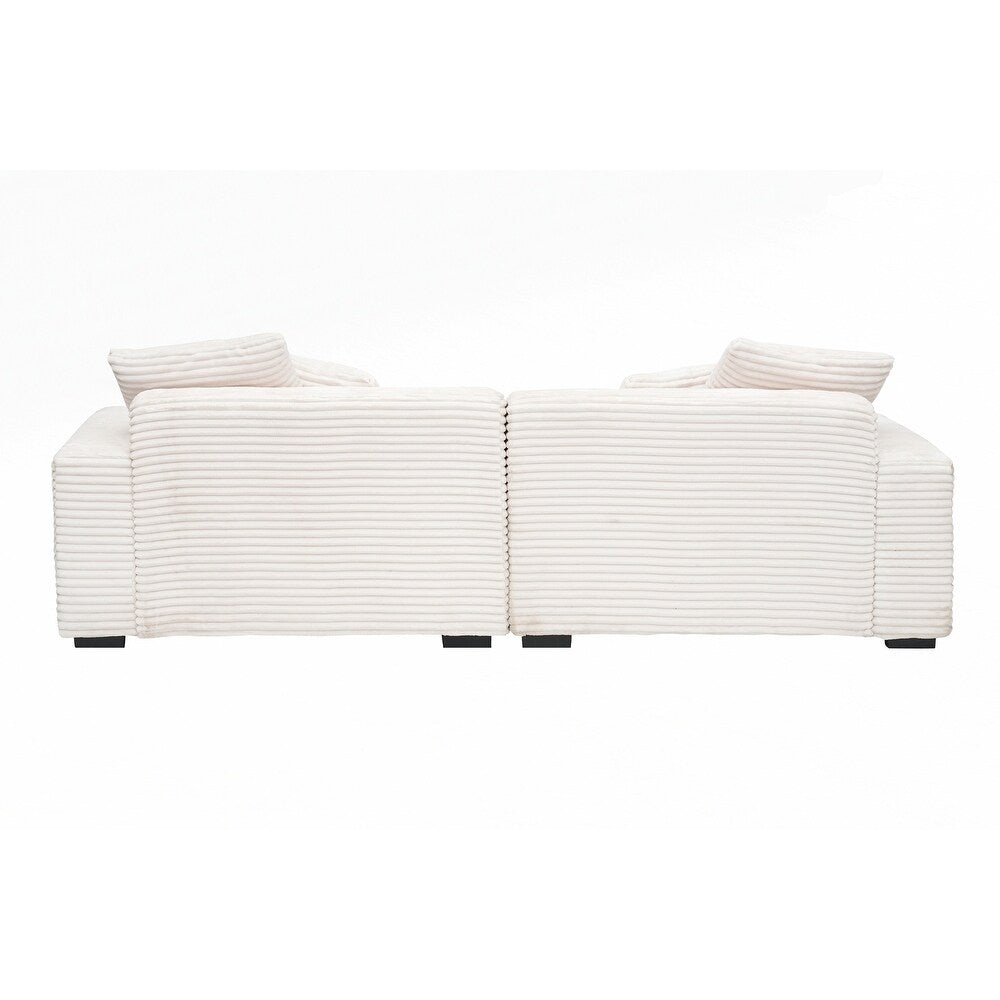 Grand canapé 4 places de 104,72 pouces avec 4 coussins décoratifs 22