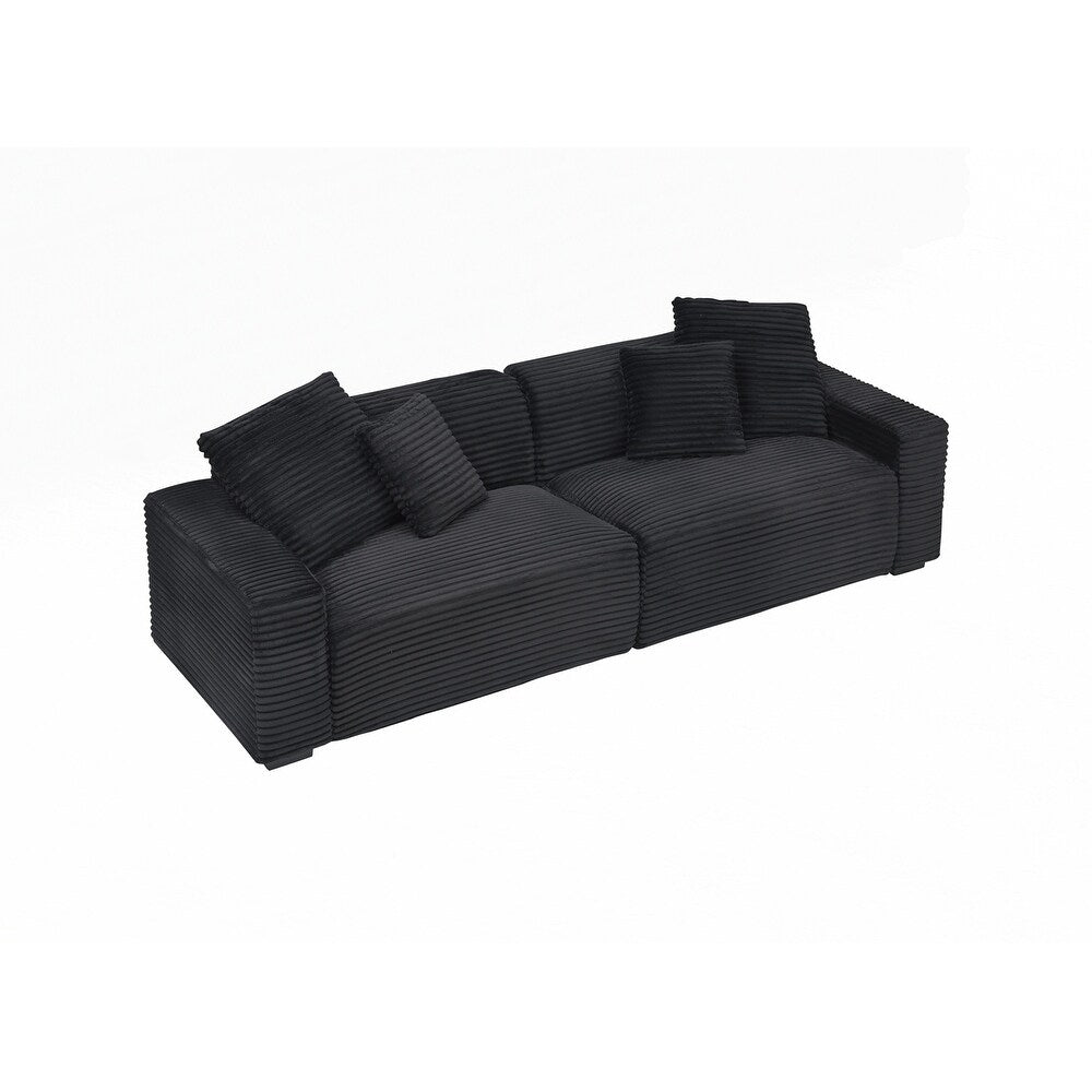 Grand canapé 4 places de 104,72 pouces avec 4 coussins décoratifs 32