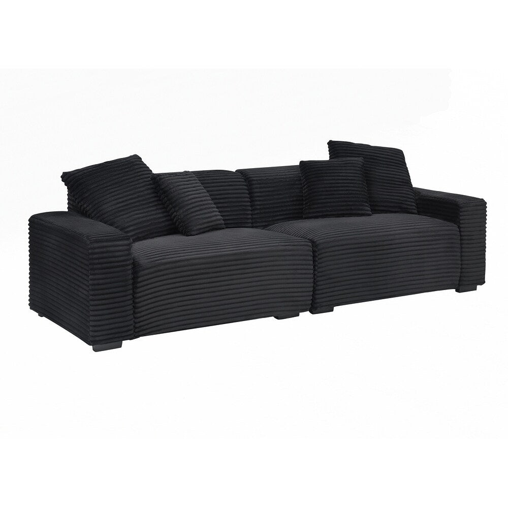 Grand canapé 4 places de 104,72 pouces avec 4 coussins décoratifs 31
