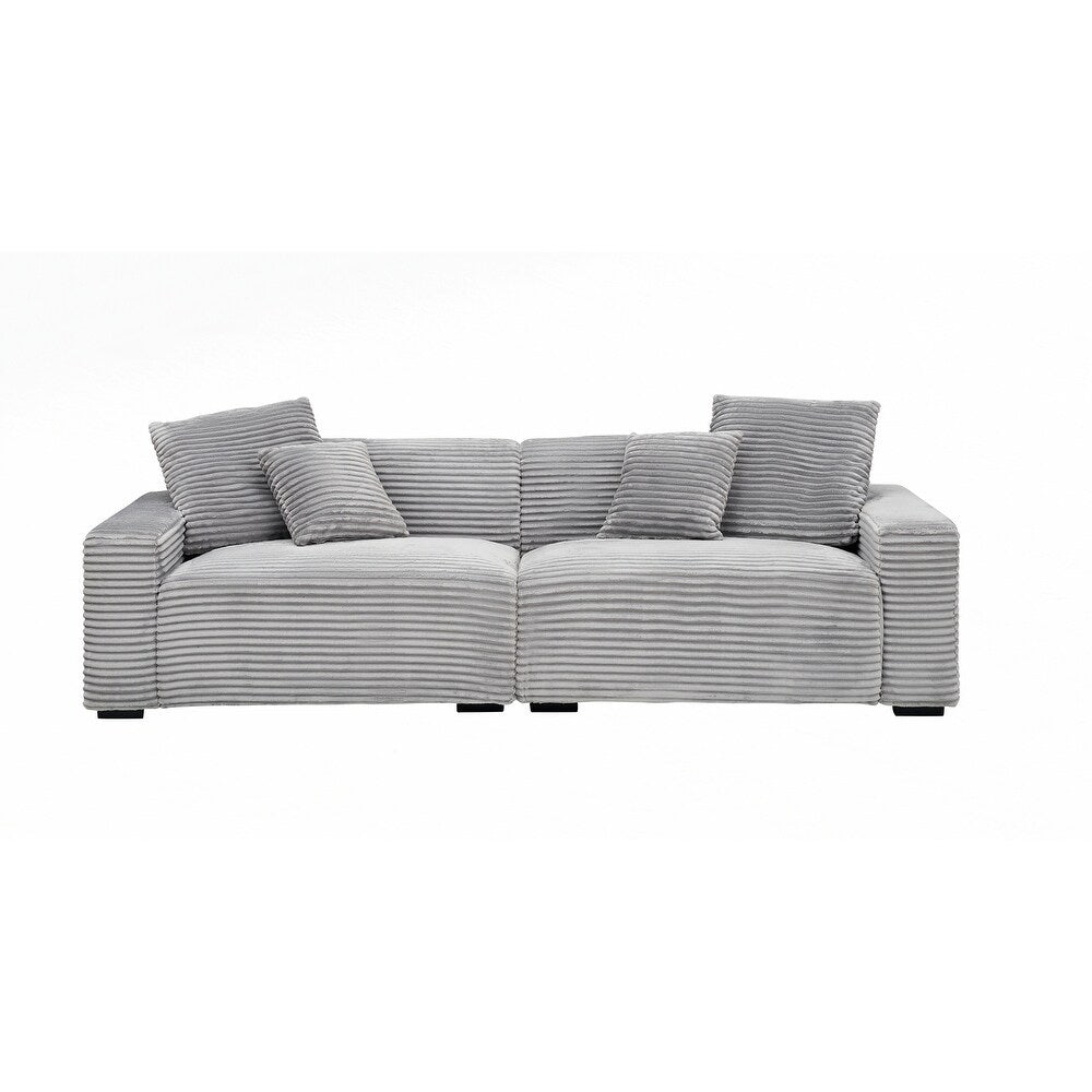Grand canapé 4 places de 104,72 pouces avec 4 coussins décoratifs 13