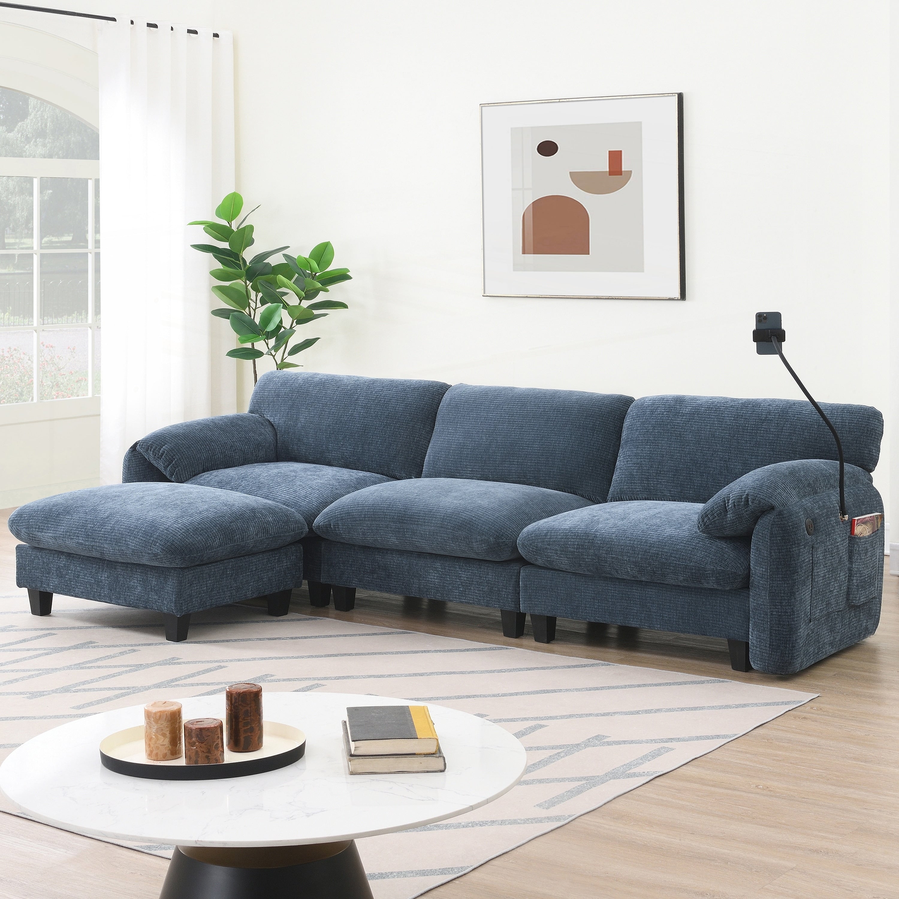 Canapé sectionnel modulaire de 108 pouces 2