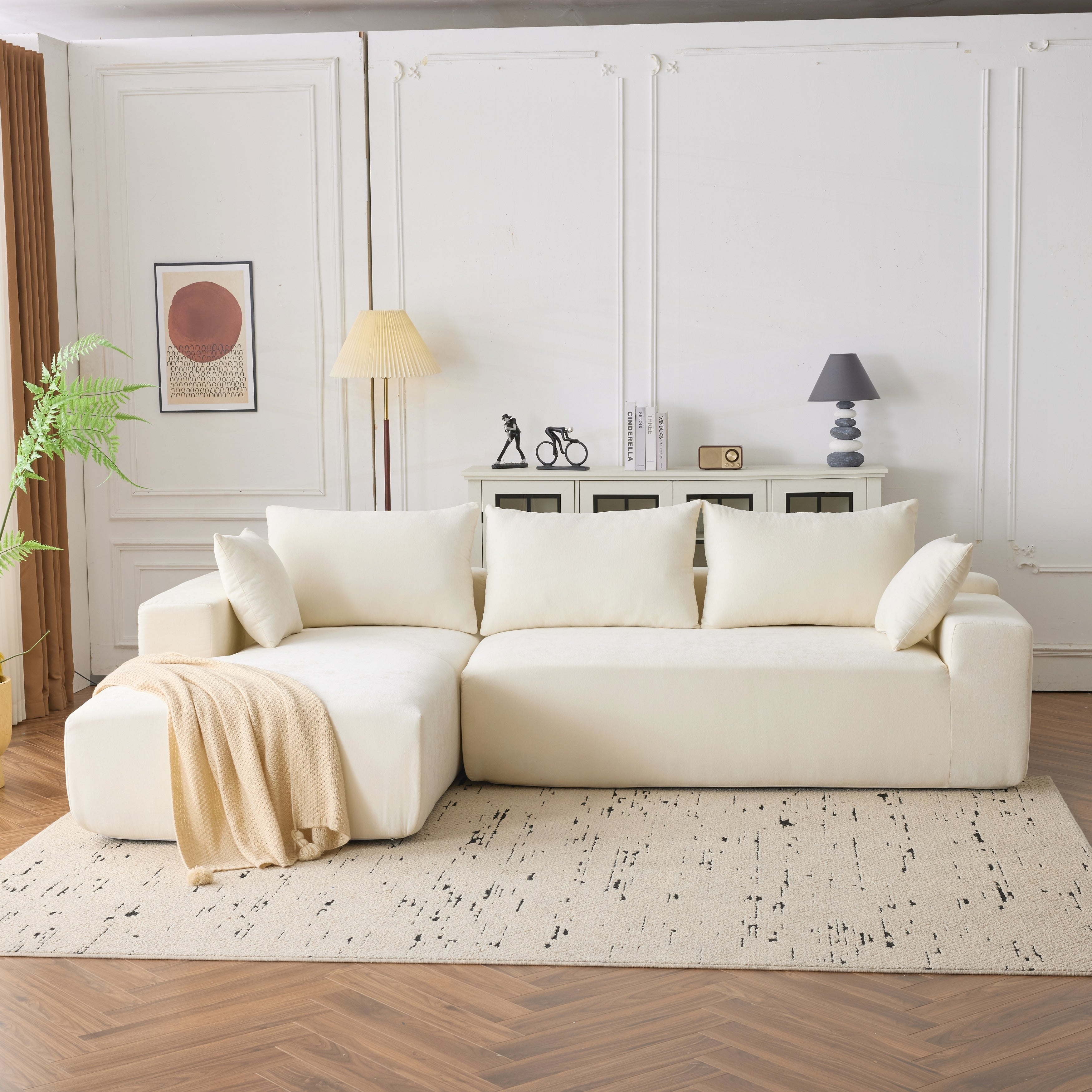 Canapé modulaire extra-profond 108X68 pouces