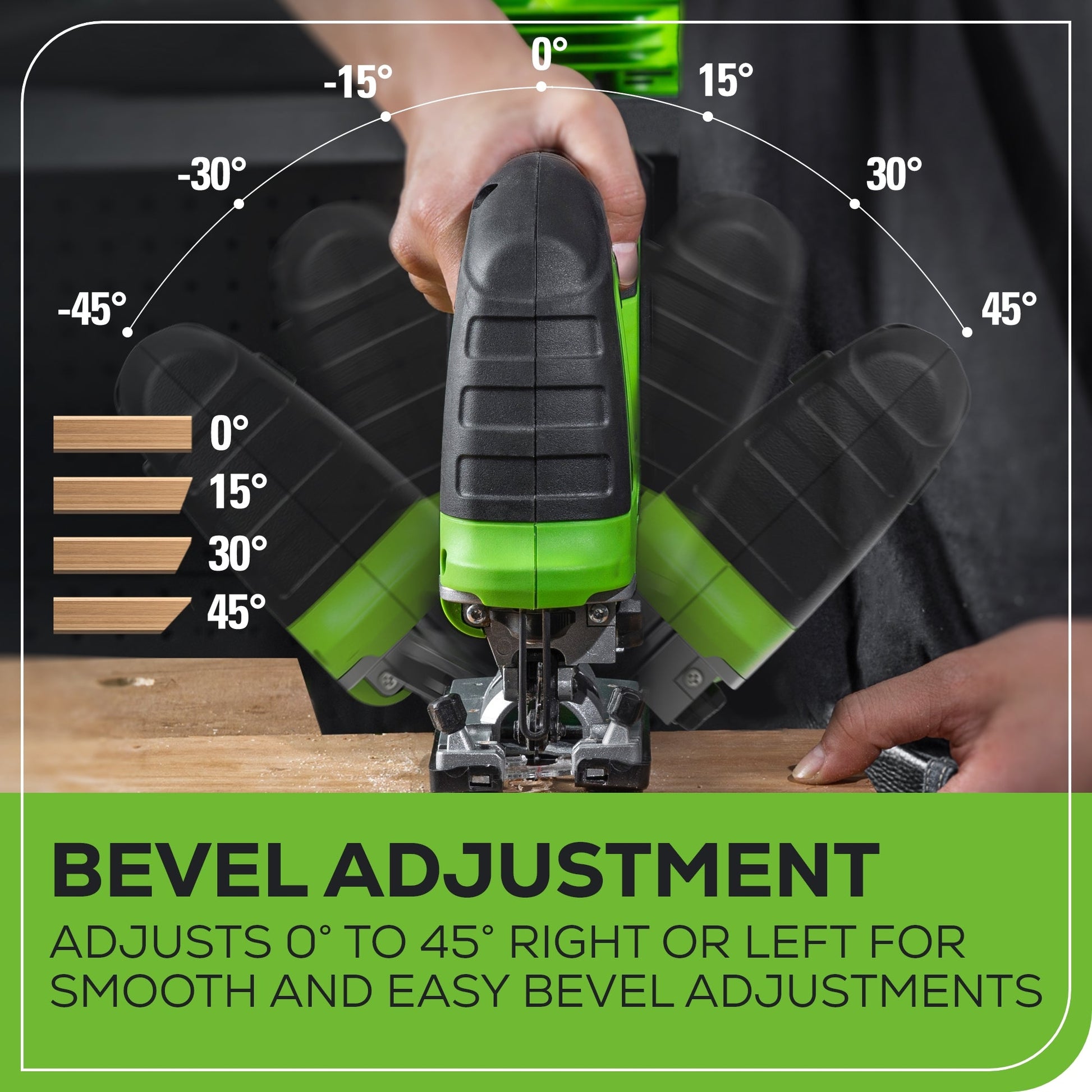 Kit combiné 3 pièces avec perceuse-visseuse, visseuse à percussion et scie sauteuse sans fil 24 V avec 2 batteries 2 Ah et chargeur