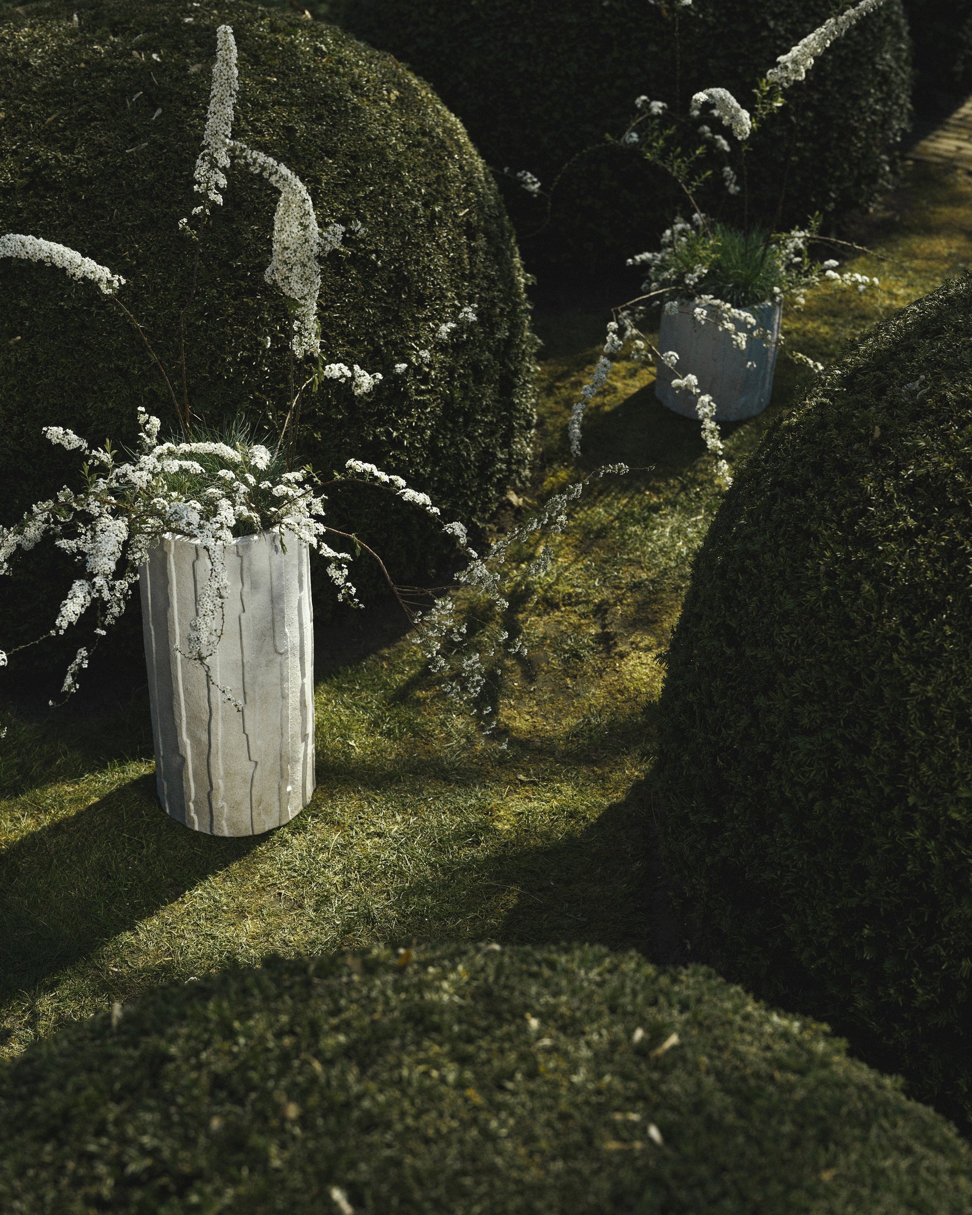 Jardinière 03 XL blanc cassé Rift